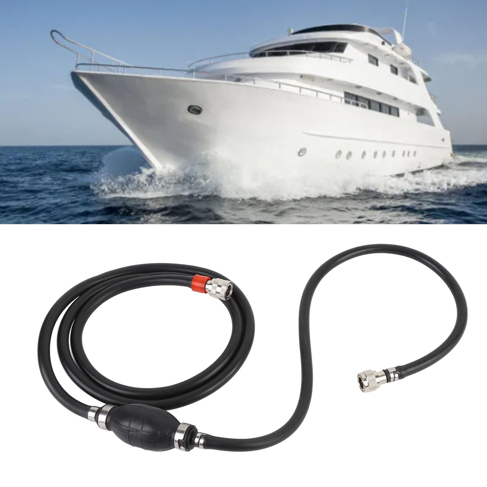 TOHATSU Conjunto de manguera de fueraborda para barco Kit de reemplazo de línea de de motor marino de plástico premium para modelos 3B7 70200 Accesorio duradero para