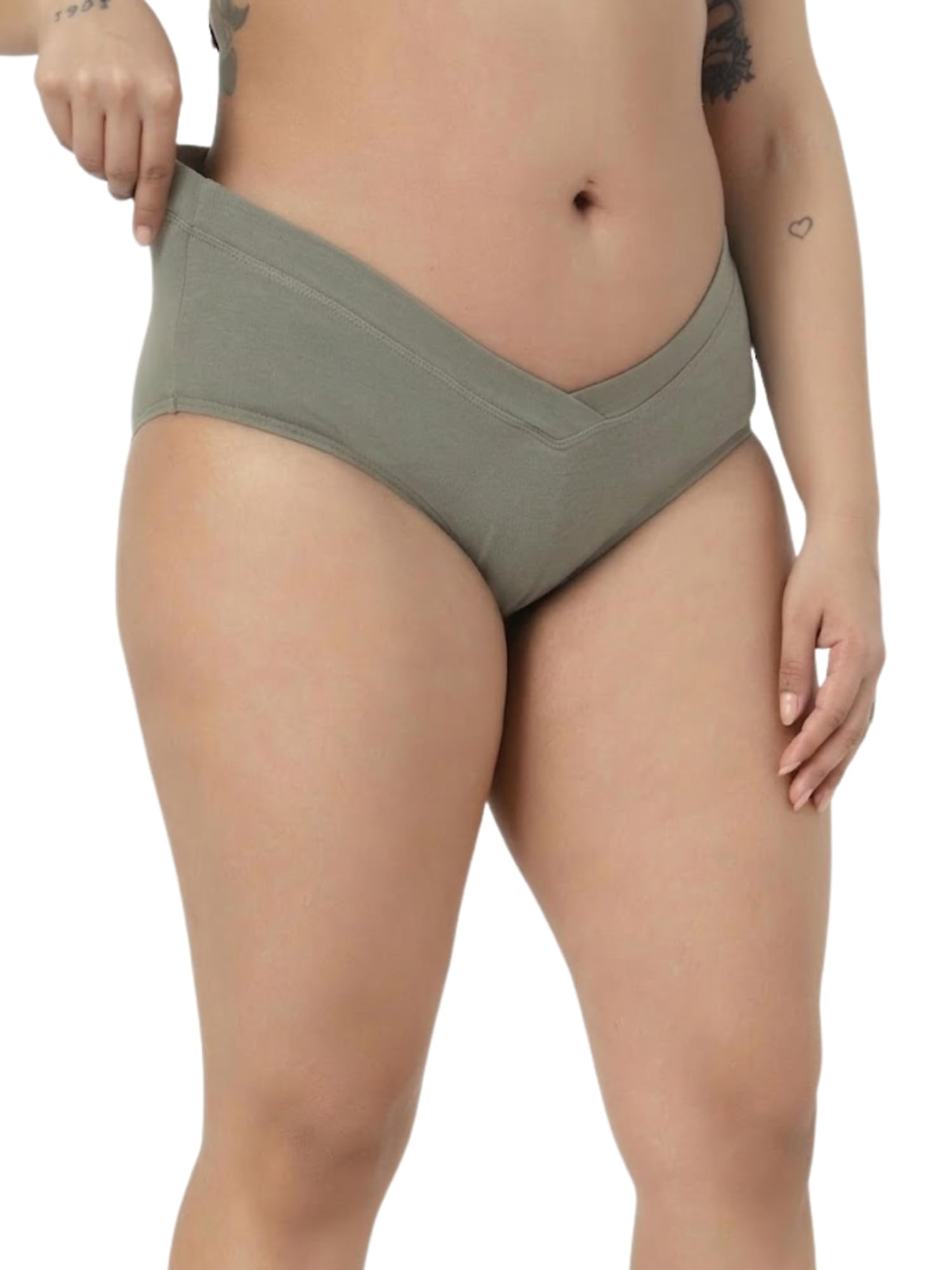 C-Section Friendly Panty For Women I Sits Comfortably Below C-Section Scar I All Round Elasticated Waistband To Ensure Snuggle Fit I Made With Softest Lenzing Micro Modal I Postpartum Underwear-image-13