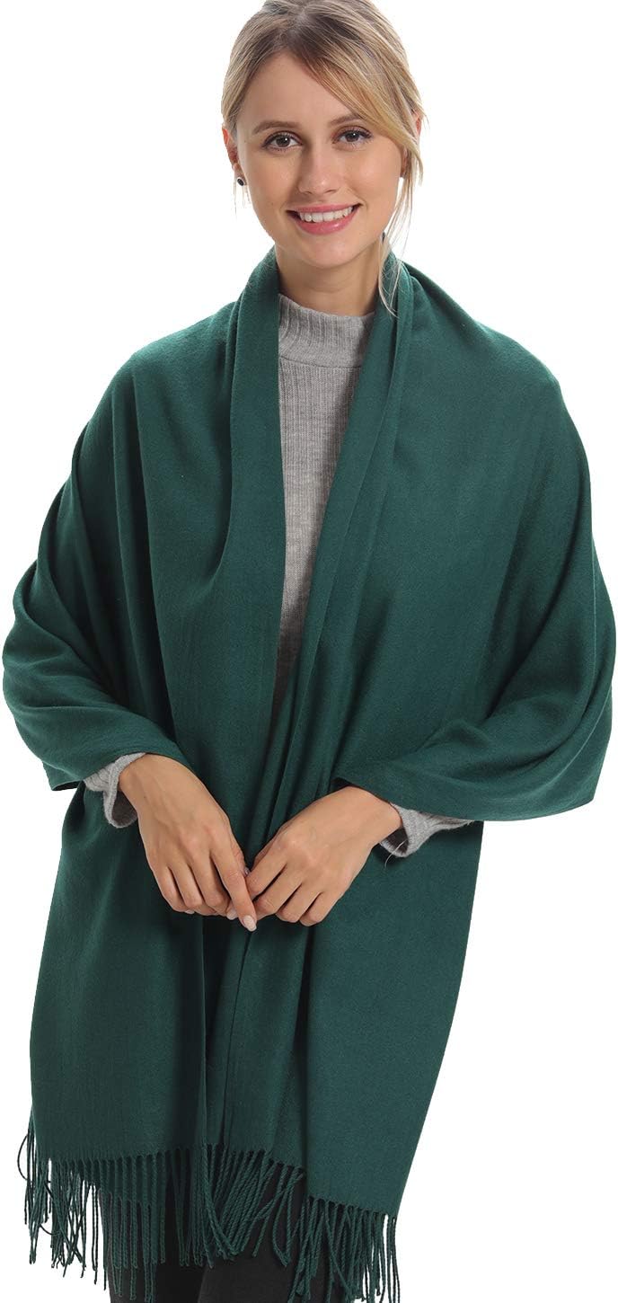 Genovega Women Pashmina Scarf,Evening Wedding Party Shawl Accessories Gift for Bridal - Image 2