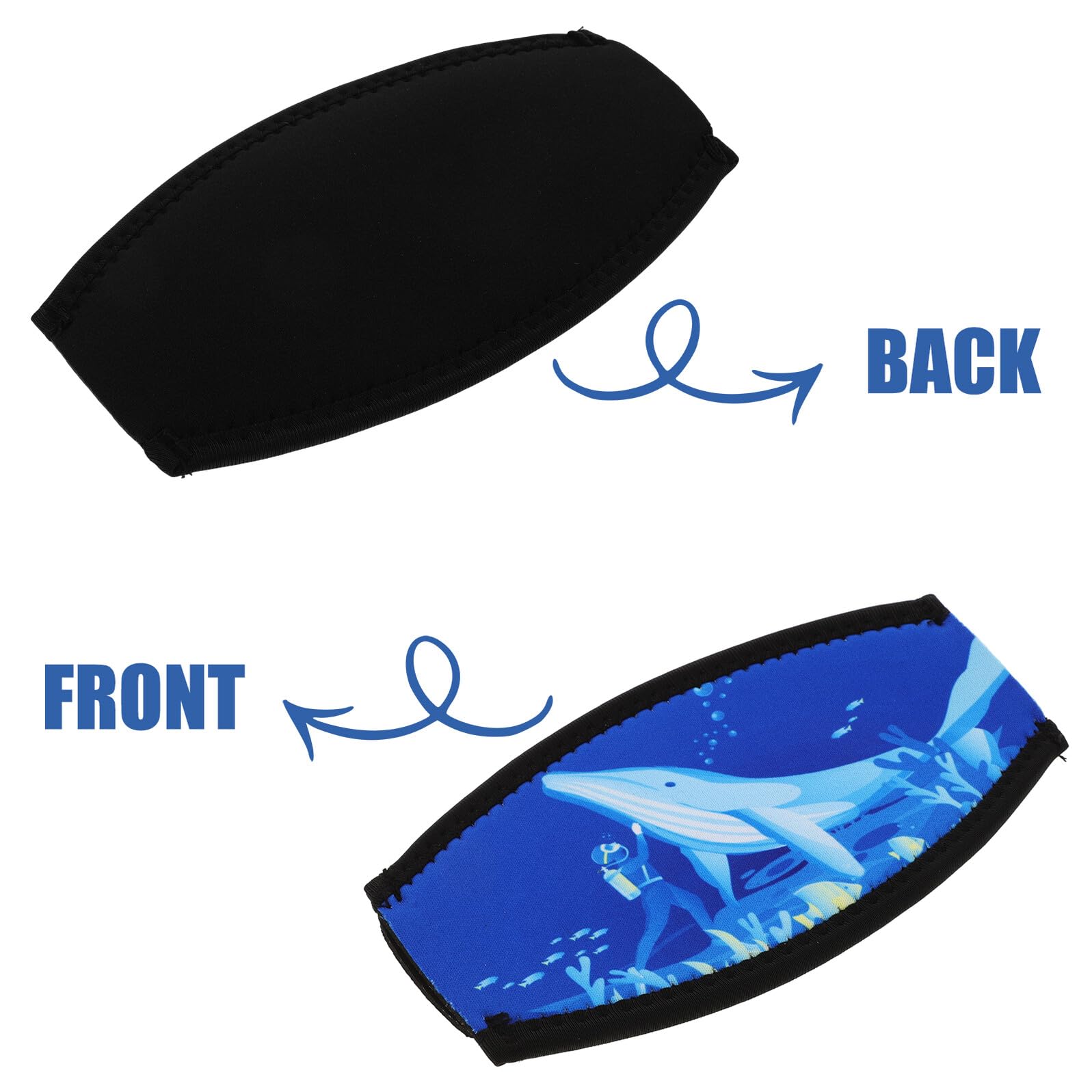 FOMIYES Copricinturino per Maschera Subacquea in Neoprene a Doppio Strato Cinturino per Occhiali Protezione Chioma Fascia Morbida e Regolabile per Snorkeling e Immersioni