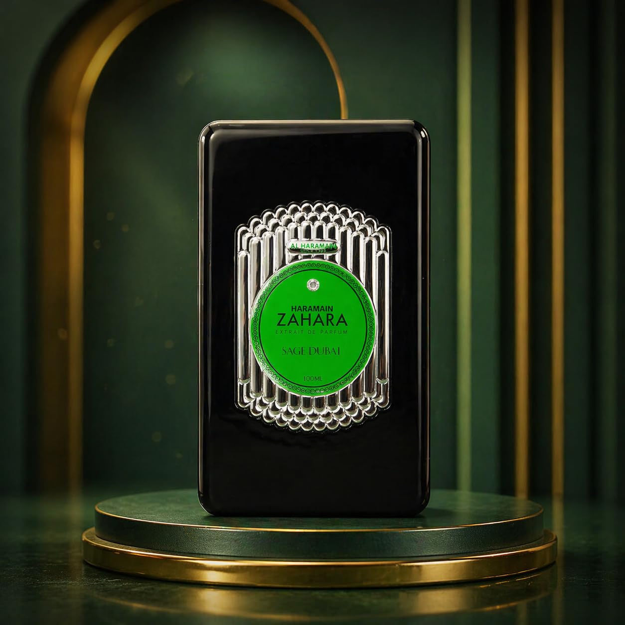 Al Haramain Zahara Sage Dubai Extrait De Parfum 100 ml | Perfume de mujer fresco y radiante | Floral claro con matices suaves y cálidos | Aroma elegante de larga duración | Botella de lujo lista para