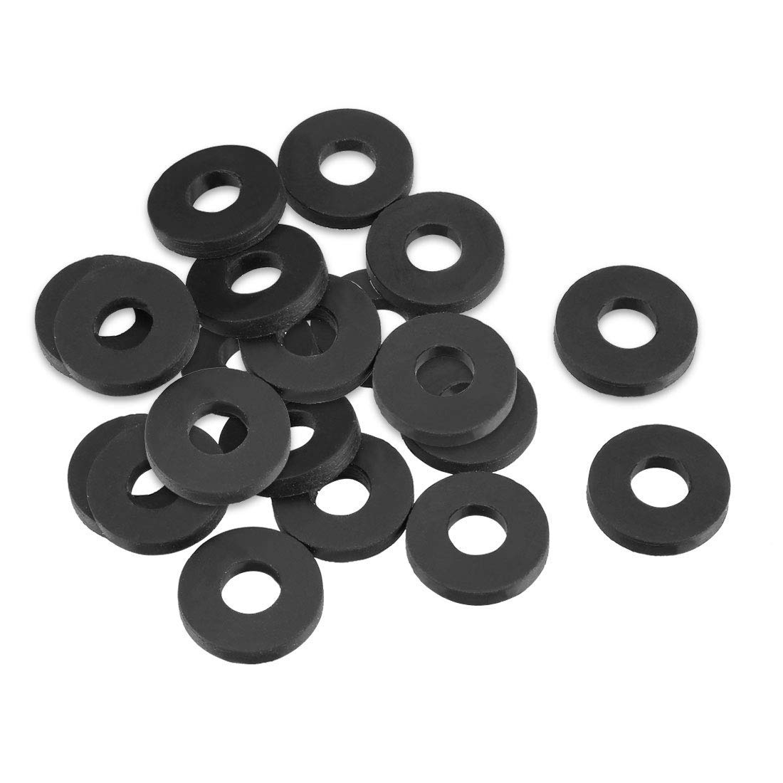 TOP-VIGOR 20Pcs Rubber Flat Washers