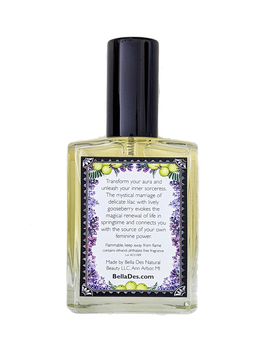 Lilac and Gooseberry Perfume Spray | Extra Large 4 oz. Bottle | Yennefer's Perfume | Phthalate Free Fragrance | Scent of a Sorceress