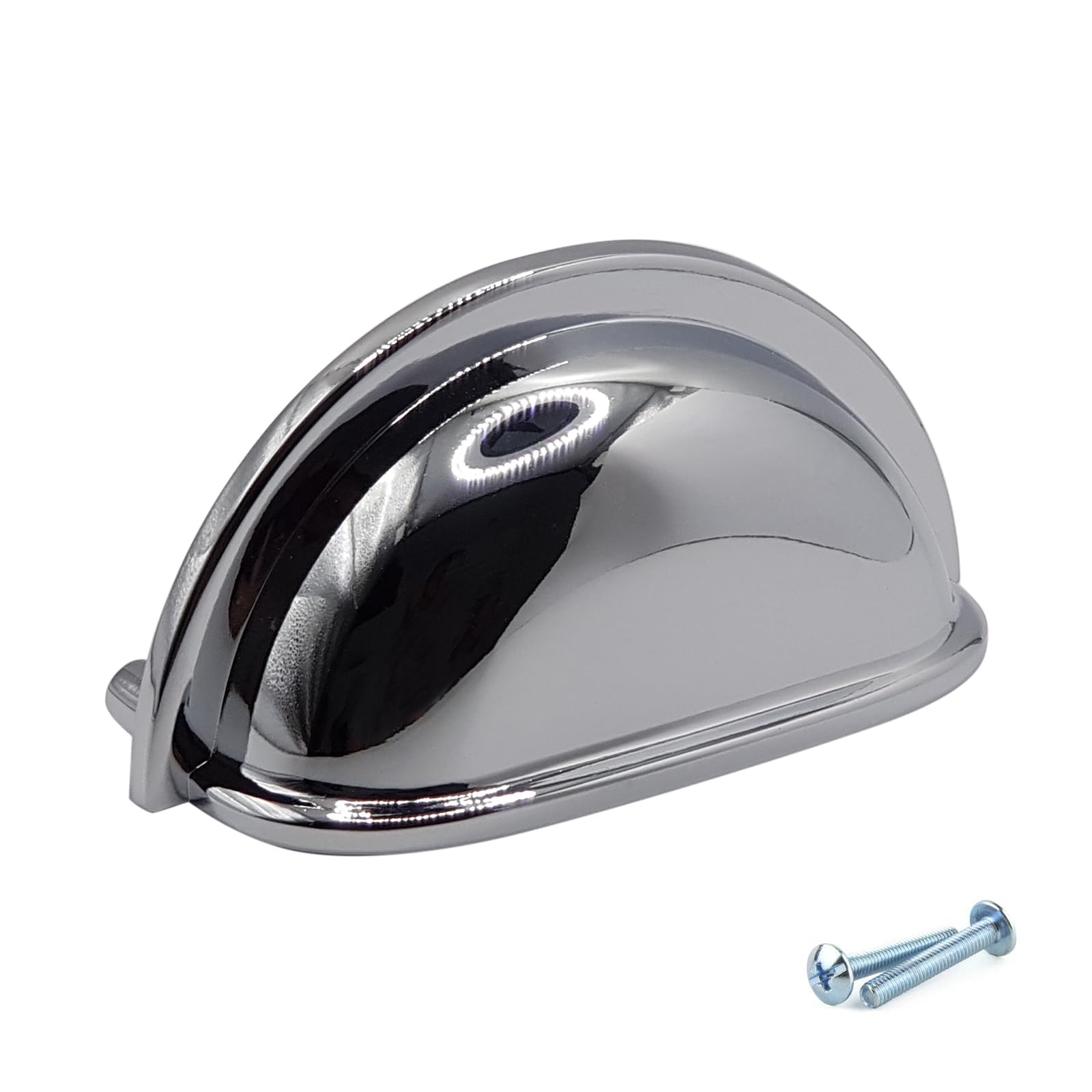M4tec Polished Chrome Cup Kitchen Door Handles Bedroom Furniture Pull Handles Kitchen Cabinets Door, Cupboards, And Drawers Door Handles. Vd7 Series: 76 Mm