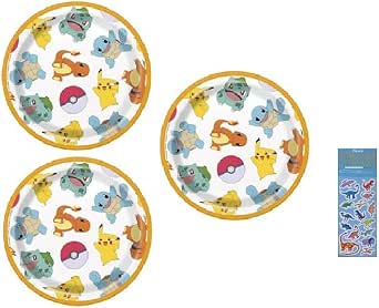 Star Wars Birthday Party Supplies - 24 Count 7" Dessert Plates & Bonus Dinosaur Sticker Sheet - View #8