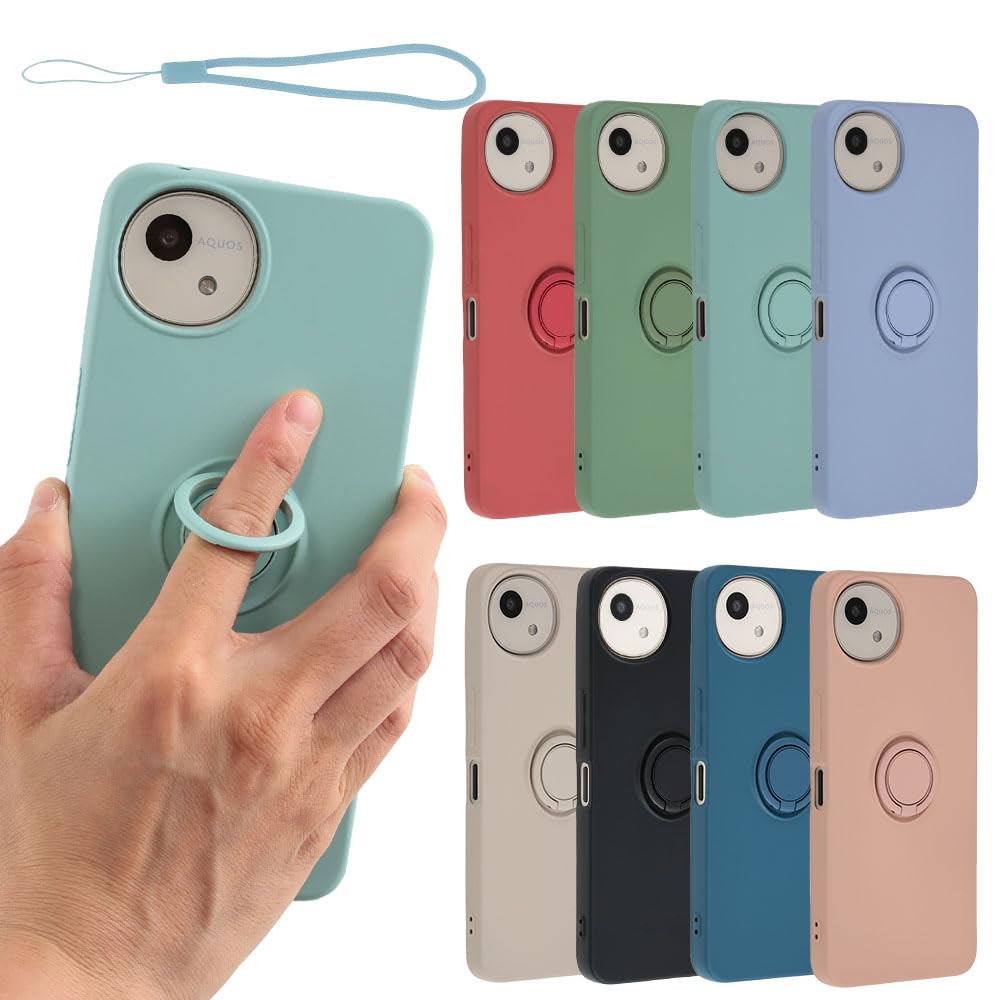 Amazon.co.jp: AQUOS wish4 ケース シリコンリング AQUOSwish4 ソフト