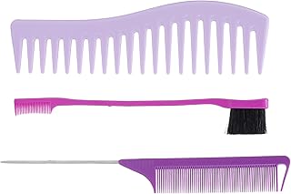 Kit de coloração de cabelo, conjunto de pentes para modelar o cabelo, escova colorida para tintura de cabelo, pente largo, dentes de cauda de rato, conjunto de pente de pentear para tingimento de cabelo, ferramentas de cabeleireiro para salão de beleza