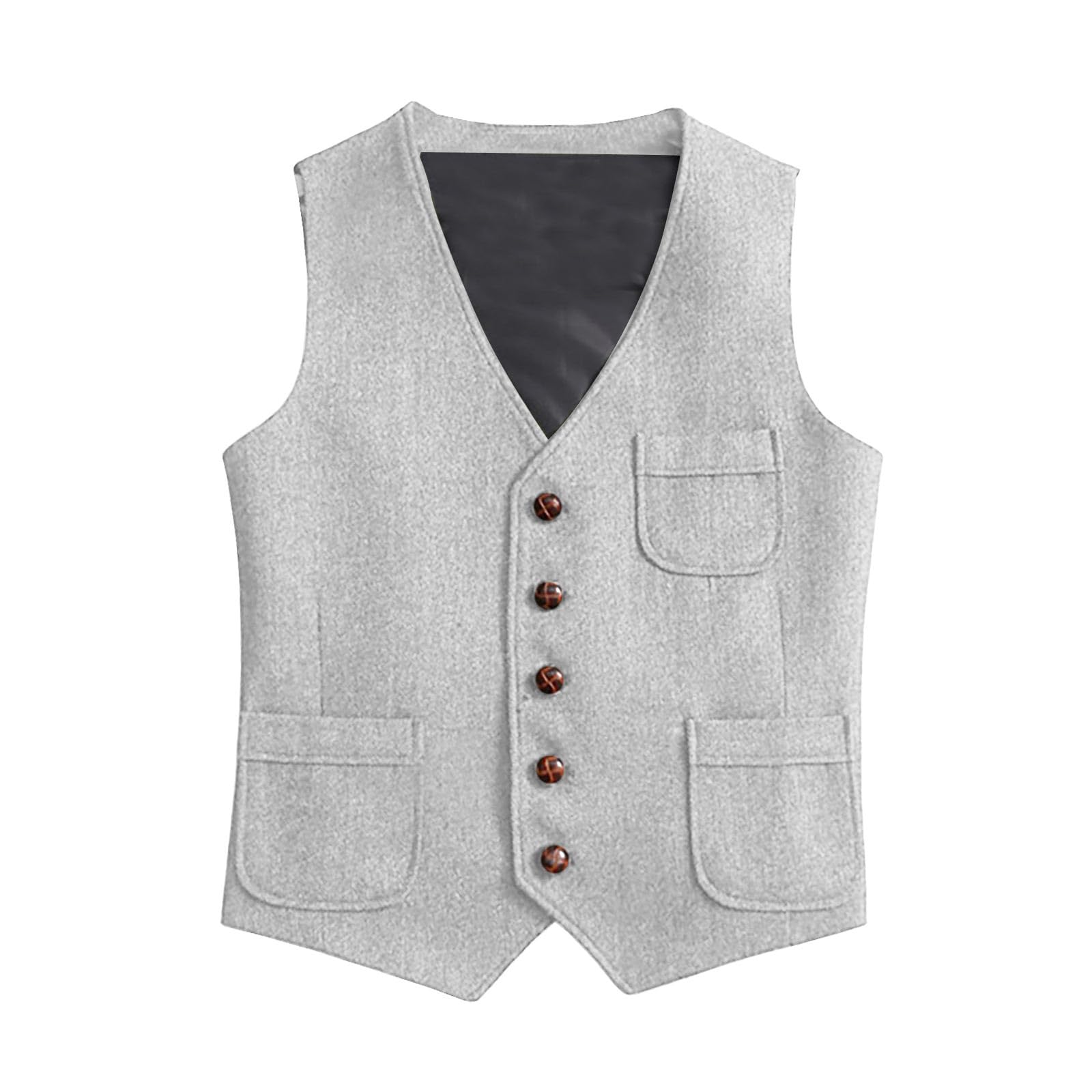 Chaleco Mujer Moda Cardigan Exterior Masculino Chaqueta Elegante Traje Ceremonia Boda Formal
