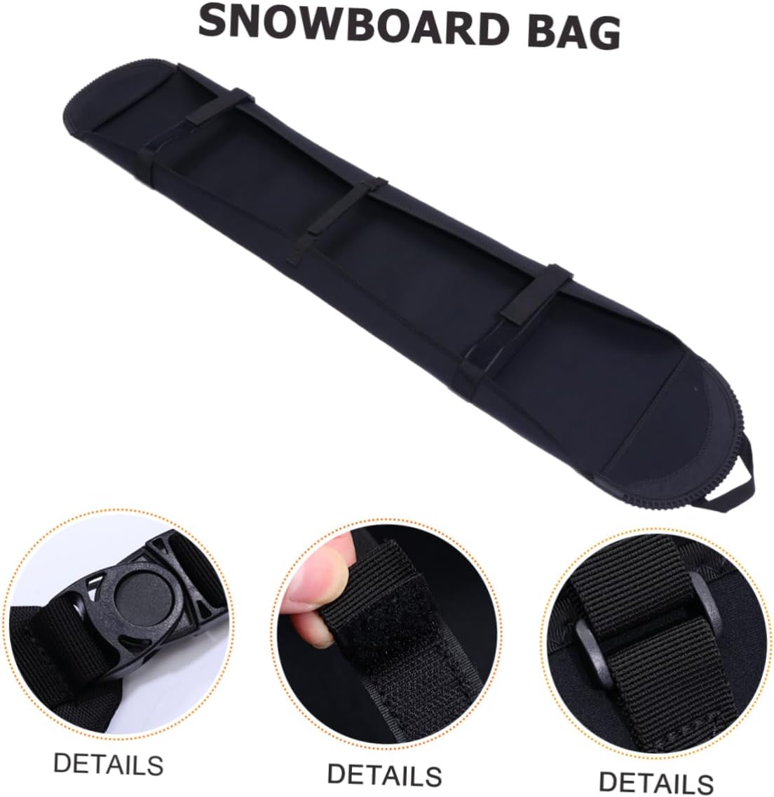 Snowboard Protection Cover for Ski Gear Multi Use Design for Travel by Car Train Plane Keeps Your Snowboard From Scratches and Dirt for Road Trips and Travel