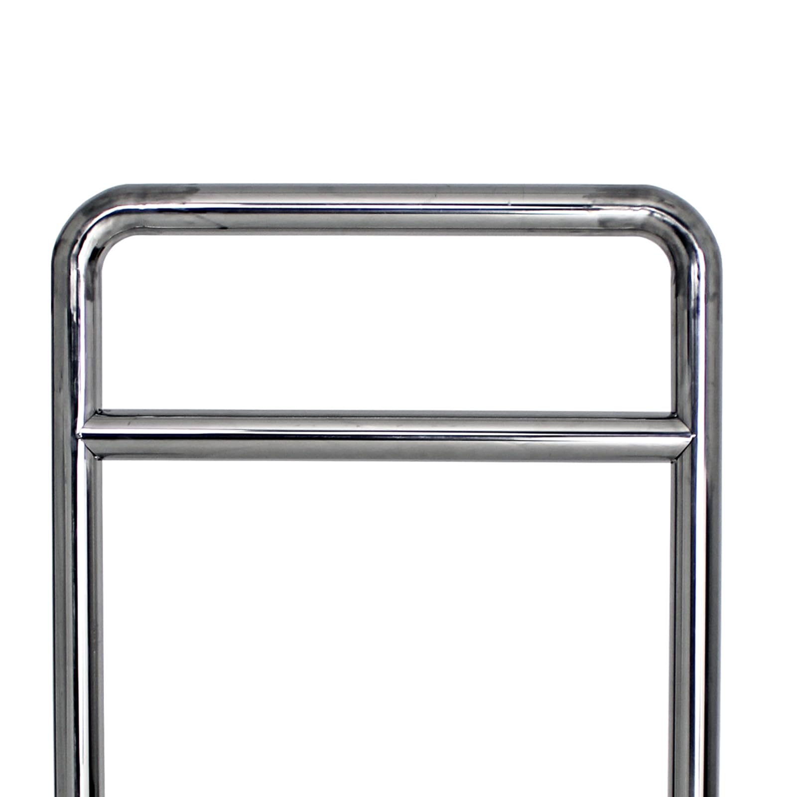 TRUTZHOLM Fahrradanlehnbügel Fahrradständer Anlehnständer mit Knierohr 118 x 78 cm aus Edelstahl zum Einbetonieren