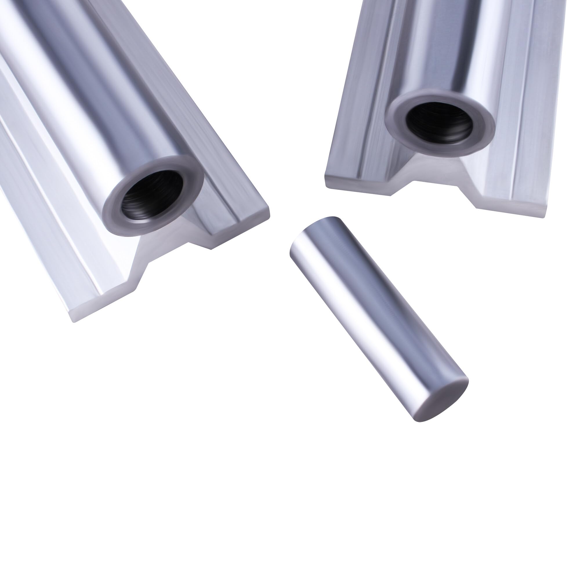 SBR20 guía lineal, riel lineal empalmado 3000 mm, 4 unidades de 1500 mm, eje de guía deslizante con 8 bloques de rodamientos SBR20UU y accesorios para impresoras 3D DIY y máquinas CNC
