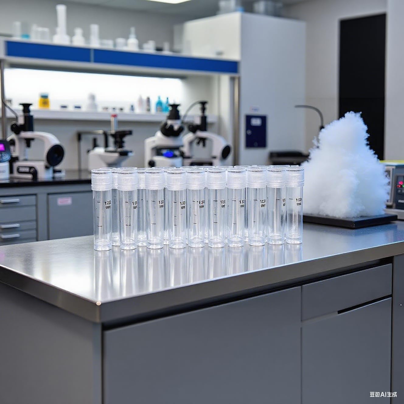 50 Stück 2 ml Kunststoff Kryoröhrchen Probenröhrchen Kryoröhrchen-Reagenzglas mit Kappe Kunststoff-Probenflaschen (50 Stück)
