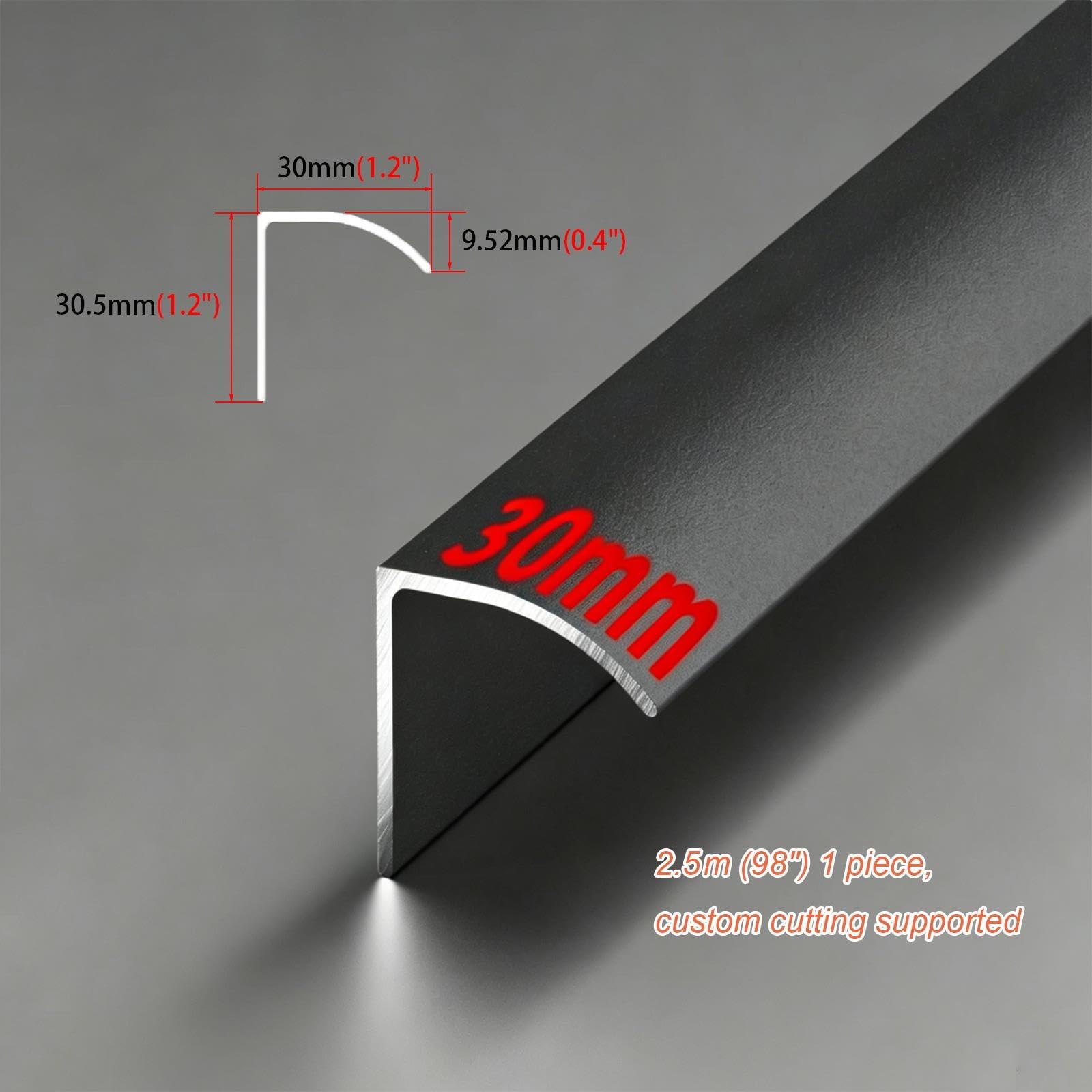 Desviador De Borde De Goteo De Lluvia De Aluminio Engrosado Para Borde