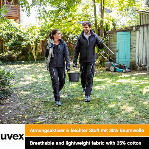 Foto von Uvex Tune-Up Männer-Arbeitshosen Lang - Cargohose für die Arbeit,Schwarz,52