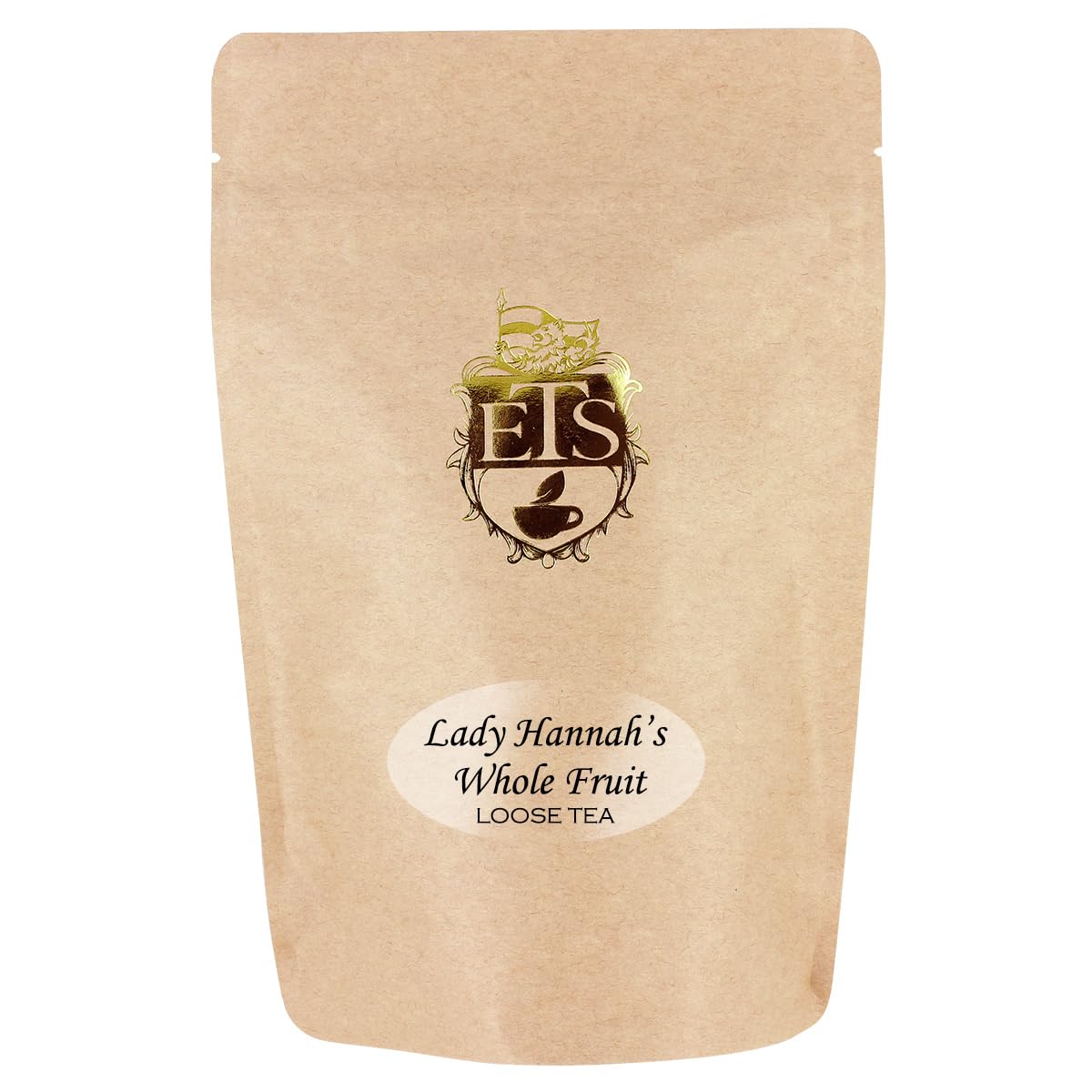 English Tea Store - Lady Hannahs Whole Fruit Herbal Tea | Loose Leaf Blend | Caffeine Free Fruit and Herb Tea with Apple, Hibiscus, Berries, Pineapple & Papaya | Refreshing Hot or Iced | 4oz