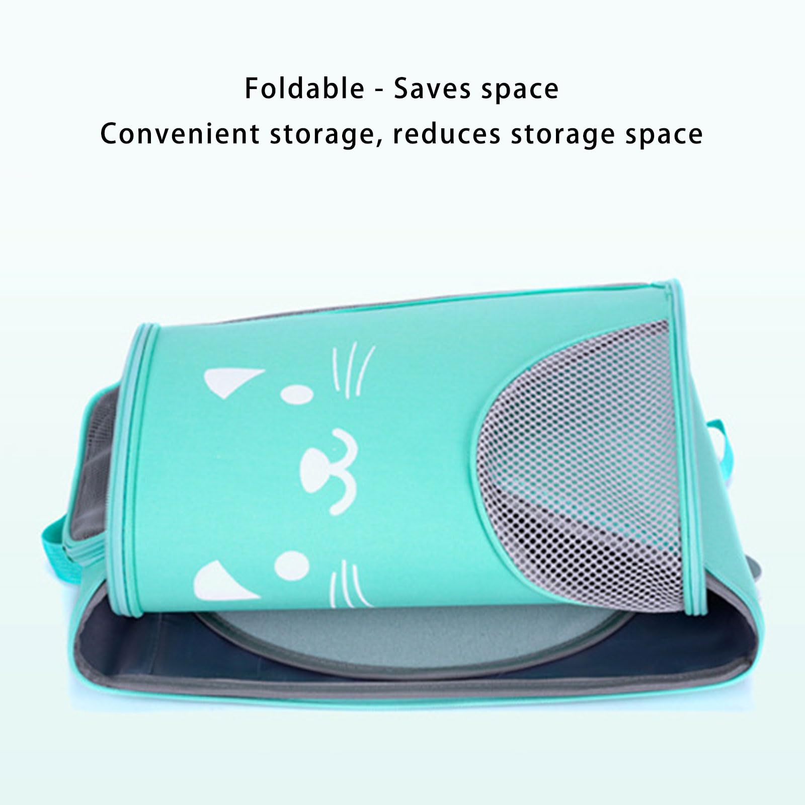 Zaino per animali domestici, con tracolla ergonomica, grande capacità, traspirante, per cani di piccola taglia, gatti, viaggi e passeggiate