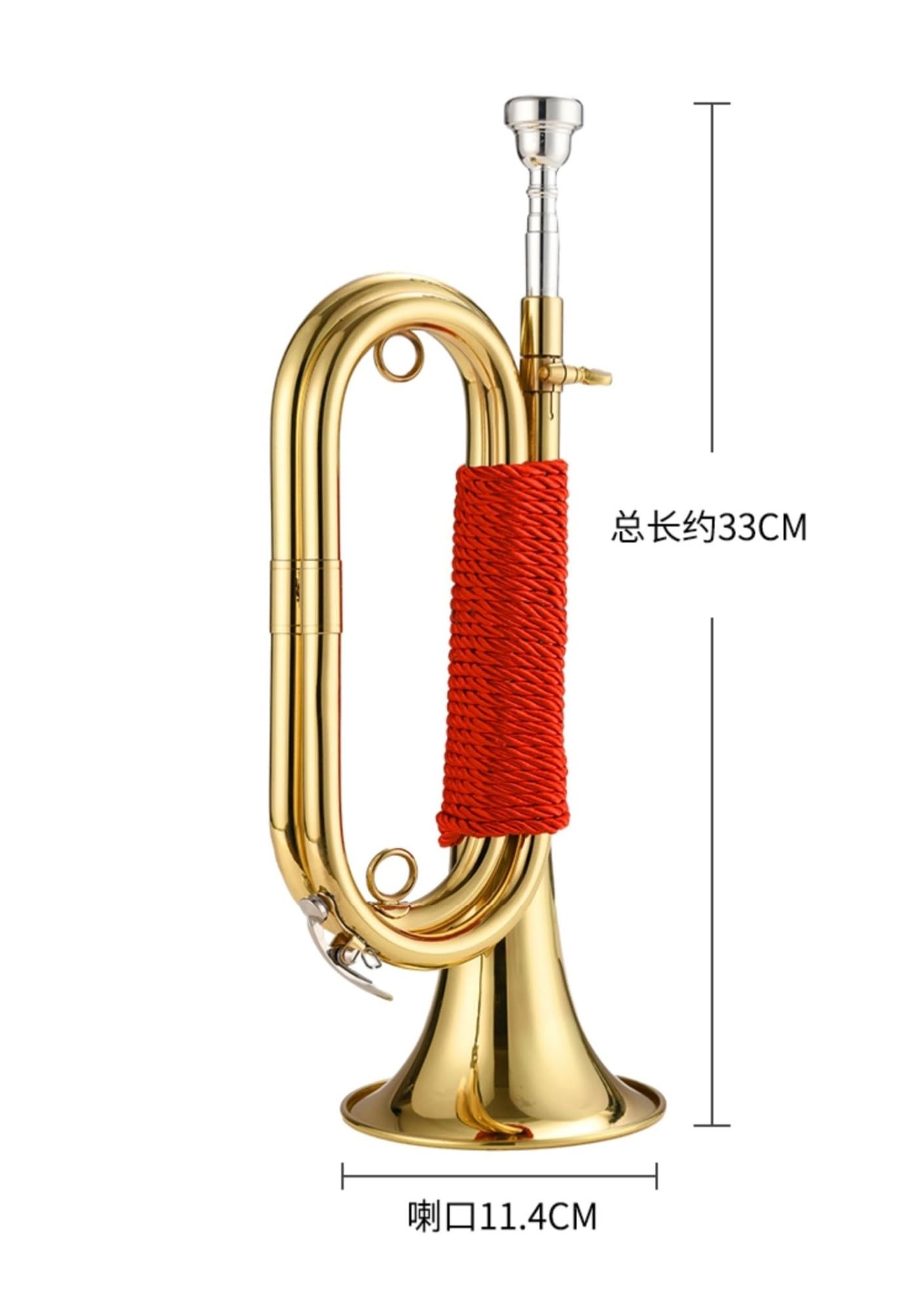 Ensemble Di Trombe Standard Strumento Tromba In Ottone In Sib Regolabile Con Chiave Per Valvola Di Scarico