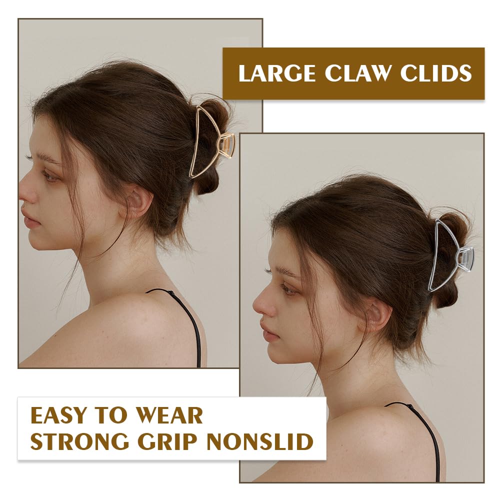 Fermagli per capelli da donna in metallo argento oro clip per capelli artiglio clip per capelli grandi fermagli per capelli clip per capelli clip per capelli clip per capelli per regali spessi per