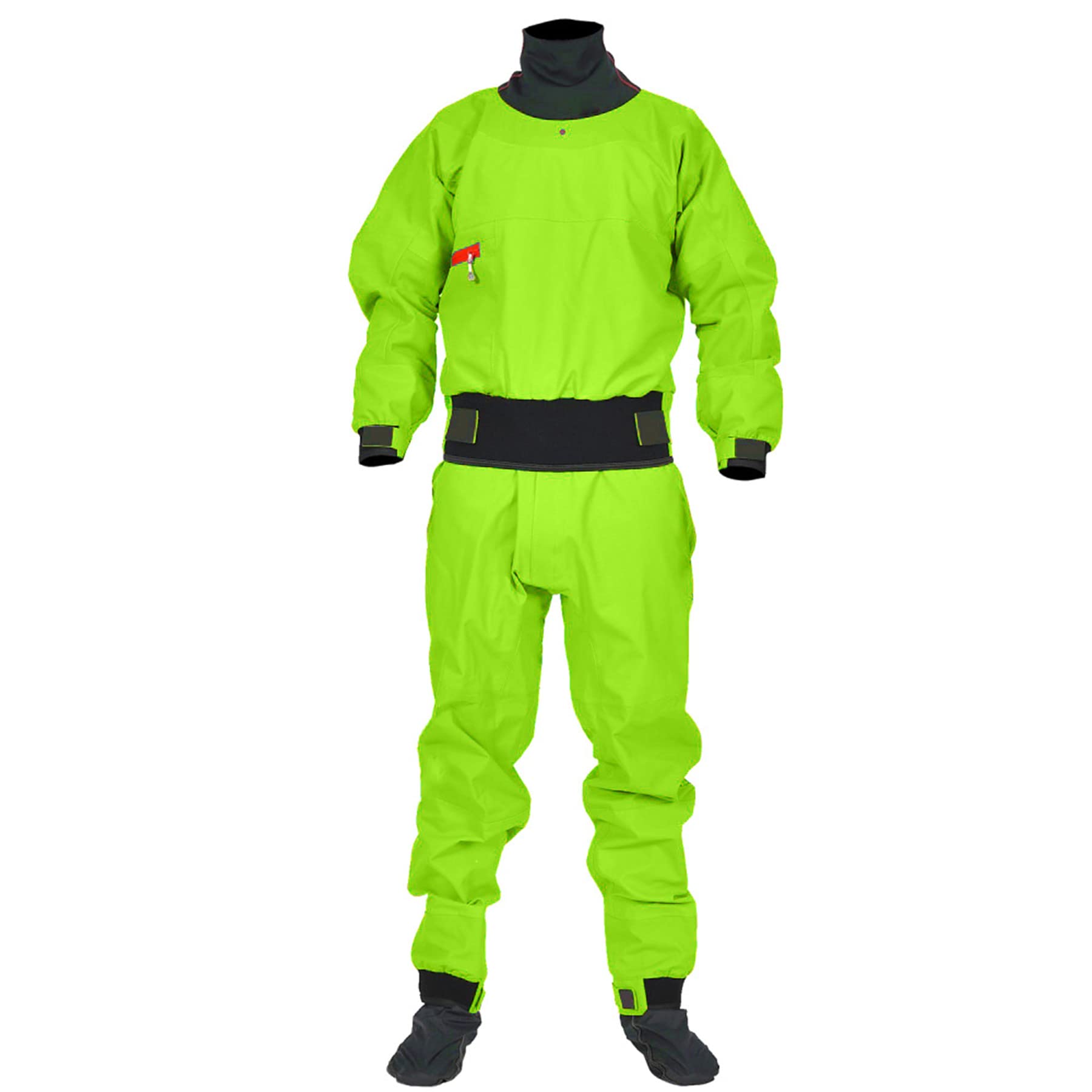 Kayak Dry suit for Men in Cold Water,Kayaking,Paddling,Waterproof,Front zip,Green