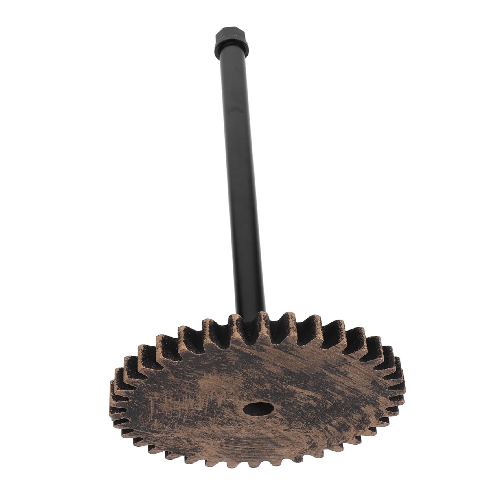 Portarotoli Cucina Nero in Ferro Stile Industriale Vintage | Forma a Tubo Dell'acqua, Installazione Semplice, Supporto Multifunzione per Spazi Cucina e Ristorazione