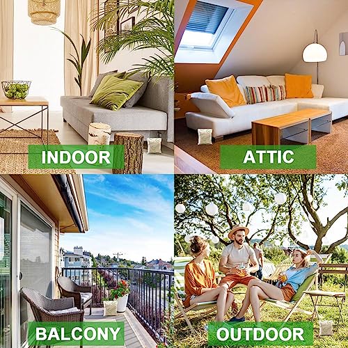 Daliyrepal Mosquito Repellent For Patio, Powerful Mosquito Deterrent Indoors,Mosquito Repellent Outdoor, Mosquito Control For Camping/Travel,Mosquito Repellent For Kids And Adults 8 Balls/Bag #TOP5