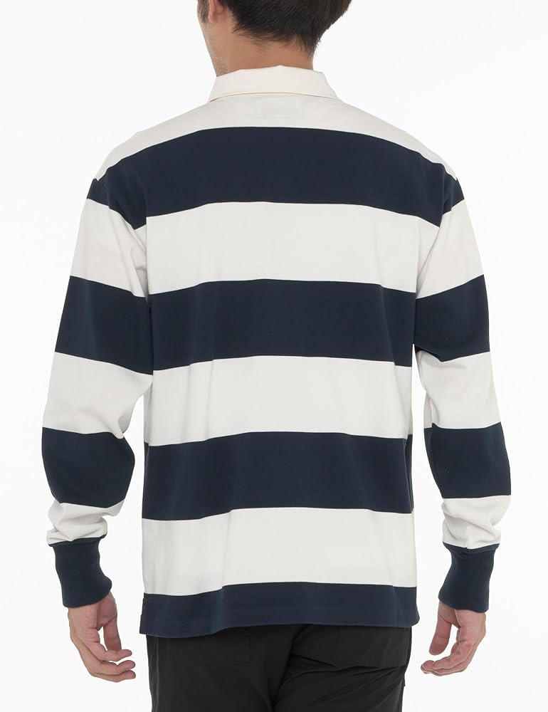 Amazon.co.jp: [カンタベリー] ラガーシャツ JAPAN L/S 4INCH STRIPE