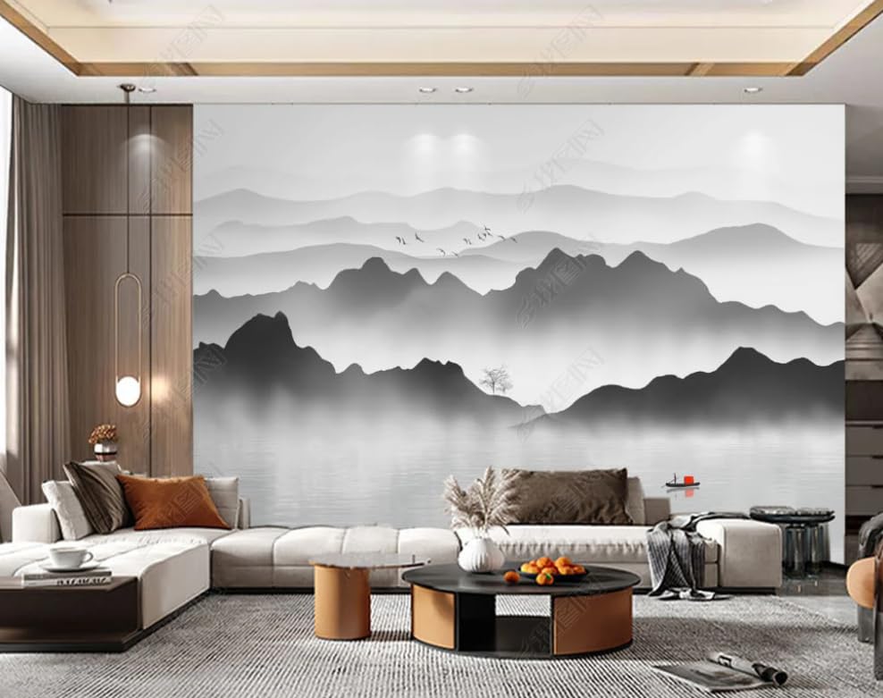 Papier peint intissé paysage pour agrandir visuellement un salon ou une chambre