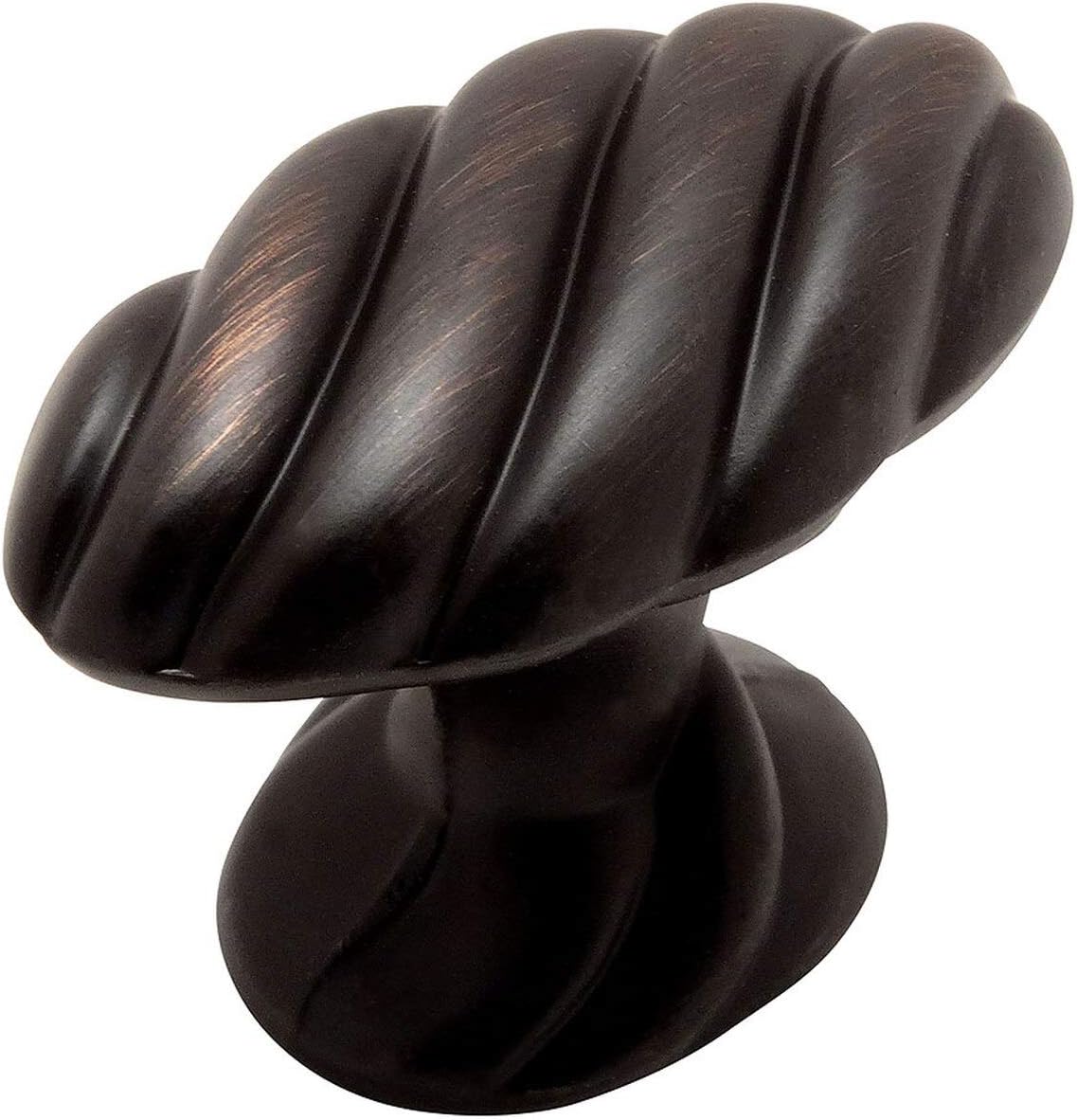 Cosmas 25 Pack 1471ORB Oil Rubbed Bronze Cabinet Hardware Twist Knob, 1-7/8" x 7/8"