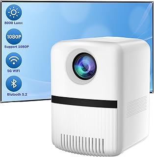 【Electric Focus】SOTEFE WiFi Projector, Bluetooth Projector Full HD 1080P Support, Home Cinema Video Projector 4K Compatible with Smartphone/Tablet,PC,TV Stick, PS4, Firestick,TV-Box