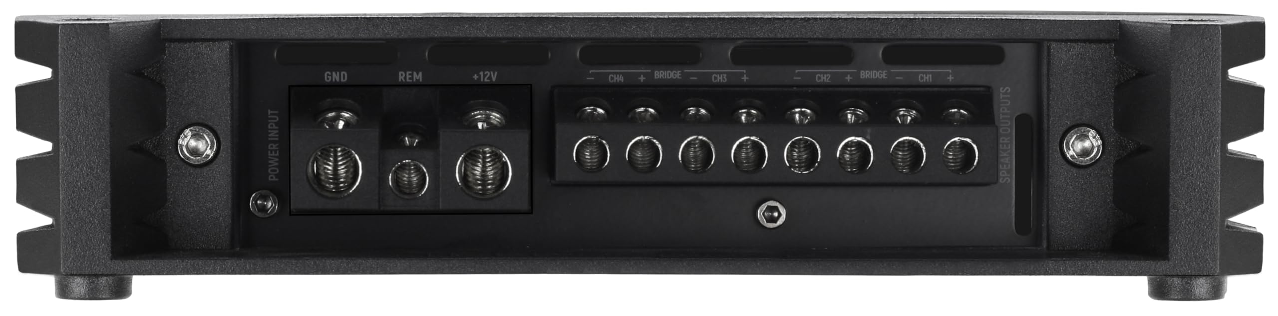 Hifonics Mercury 4v2 - Class A/B Analog 4-Kanal Compact Verstärker mit 500W RMS