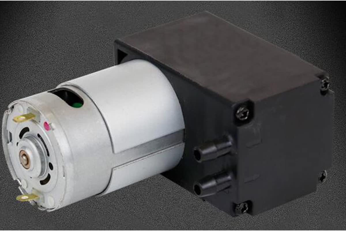 12V Micro Vacuum Pump High Vacuum DC Air Pump Mini Air Compressor Oil Free Diaphragm Pump for DIY Projects and Vacuum Adsorption Equipment