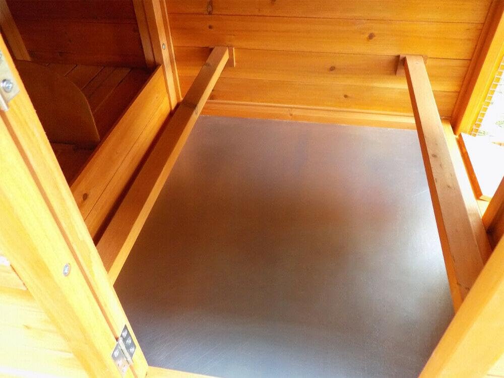 Capanna a coniglio roditori pollaio coniglio o altri piccoli animali 165 cm in legno marrone 16_0000584