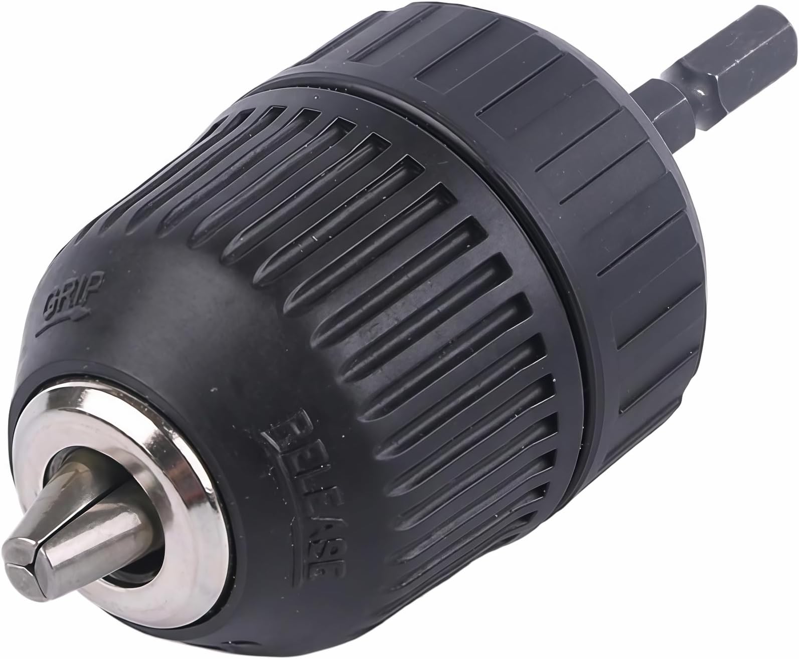 Keyless Drill Chuck for Electric Drivers, Drill Bit, Impact Driver Bit, Chuck, Drill Stand, Hex Shank, Impact Driver Attachment, Keyless Drill Chuck, Drill Chuck Adapter, Easy to Install and Remove