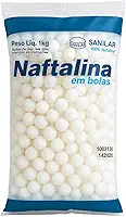 Naftalina Pura Em Bolas Antitraça 1kg - Sanilar
