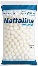 Naftalina Pura Em Bolas Antitraça 1kg - Sanilar