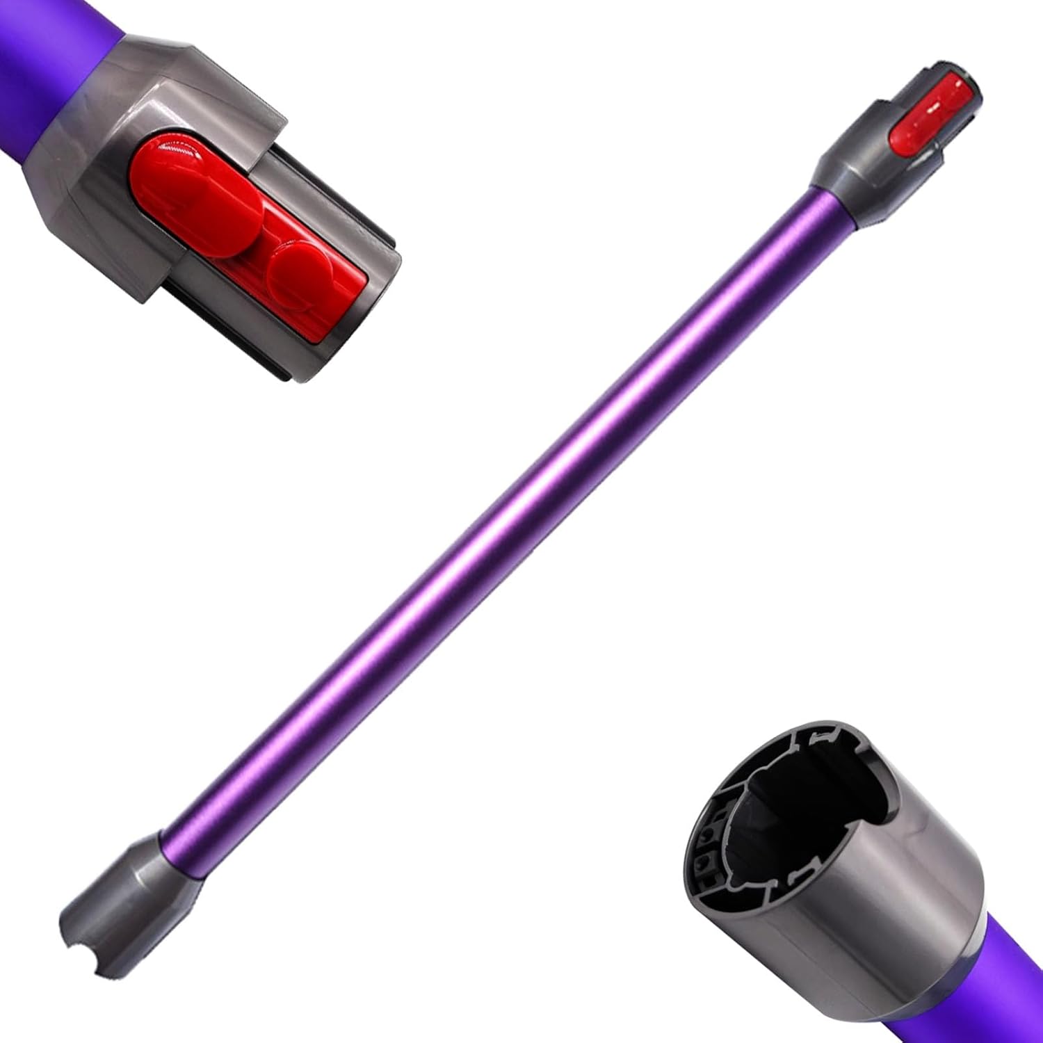 Replacement Quick Release Extention Wand Stick Tube for V7 V8 V10 V11 V15 Stick Vacuum Cleaner Accessories Kit, Replace Parts Number 969109-01 (Purple)
