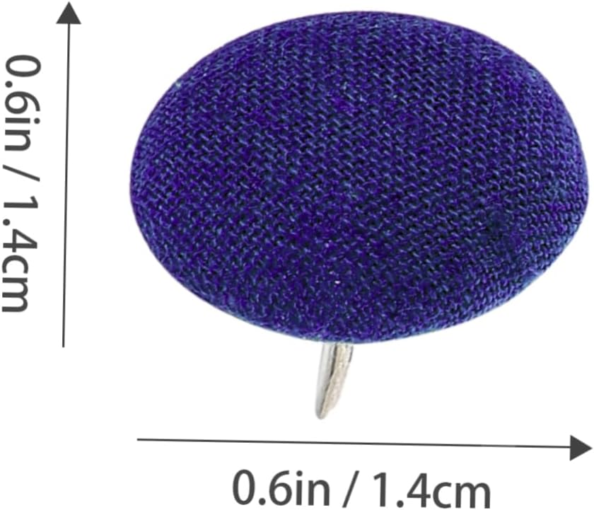 HEALSOPTHY 50pcs Two Legged Nails Durable DIY Crafting Materials for Bags More Lightweight Portable Double Legged Spikes Simple Design for Various Projects