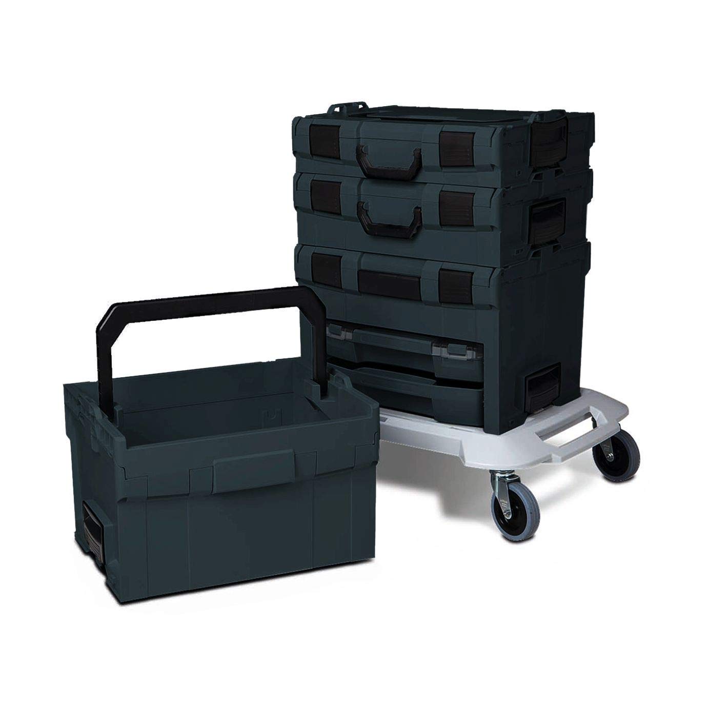BOSCH SORTIMO L-BOXX Set Antracita Paquete de Inicio II