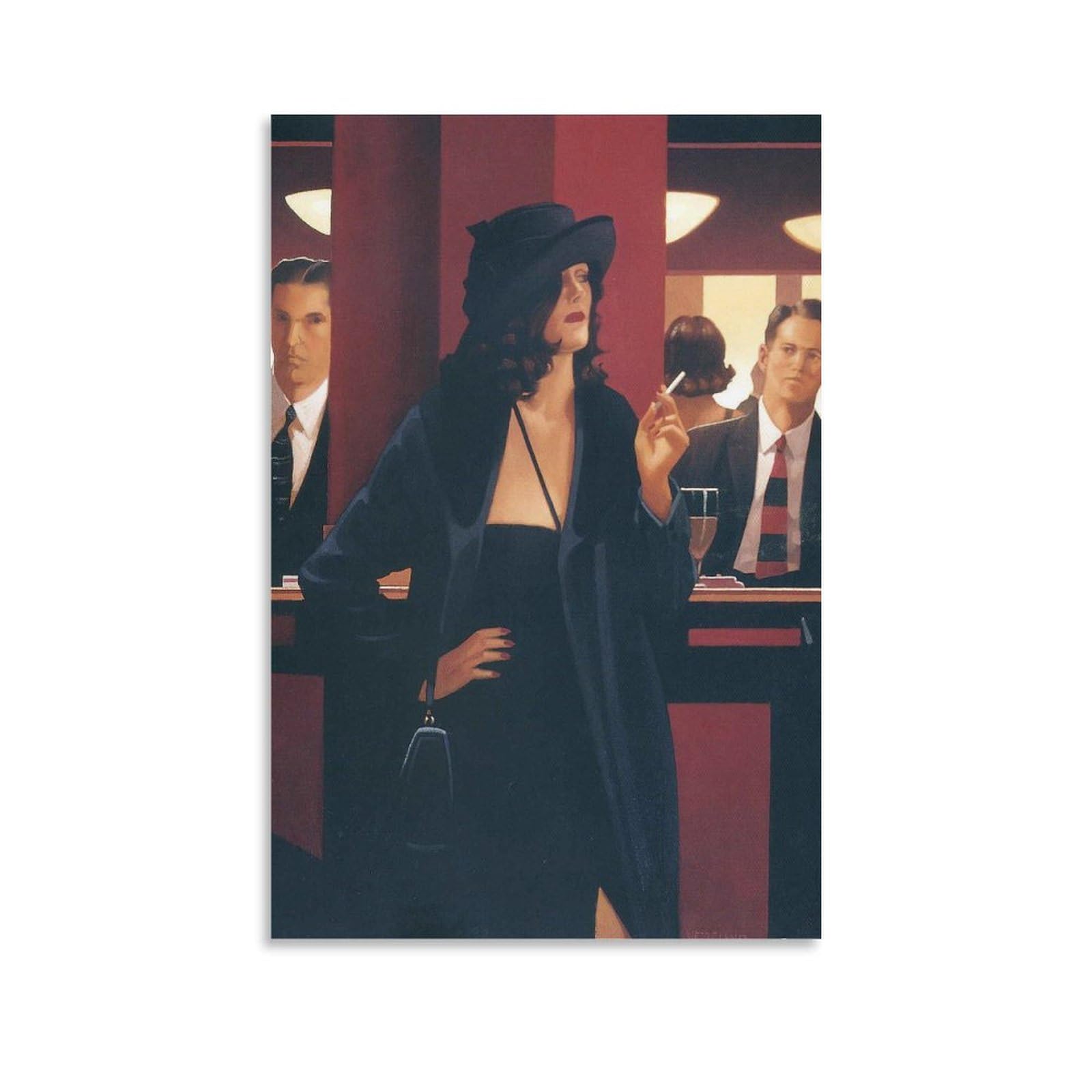 Games of Power by jack_vettriano Wall Art Prints Poster Canvas Art Poster And Wall Art Picture Print Modern Family Decor Posters 08x12inch(20x30cm)