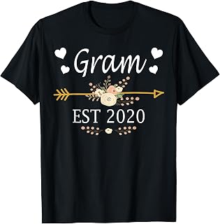 Gram Est 2020 Shirt New Gram Gift Mothers Day T-Shirt