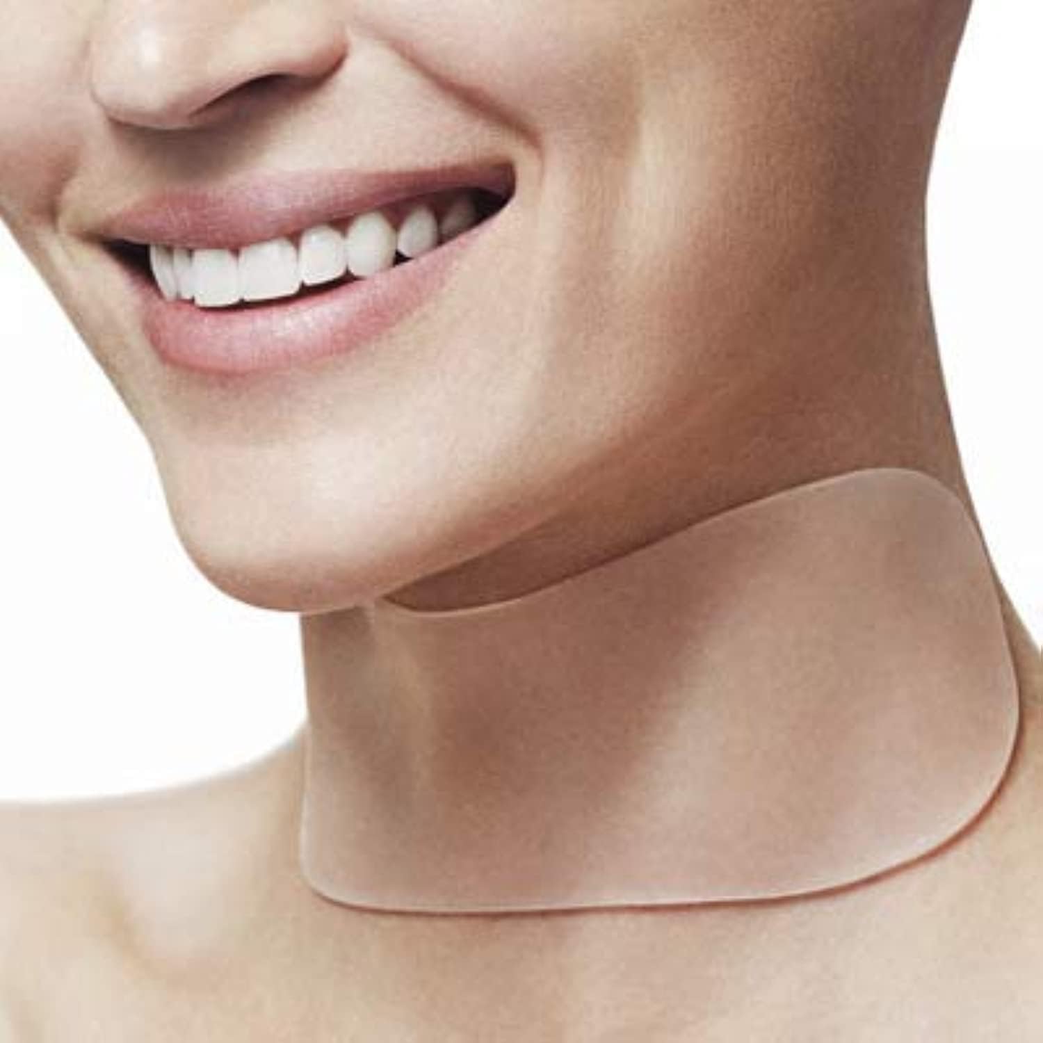 Neck Wrinkle Patches, 2 Reusable Silicone Pads for Neck Lines, Wrinkles Treatment and Prevention, Smoothing Wrinkle Remover for Men and Women