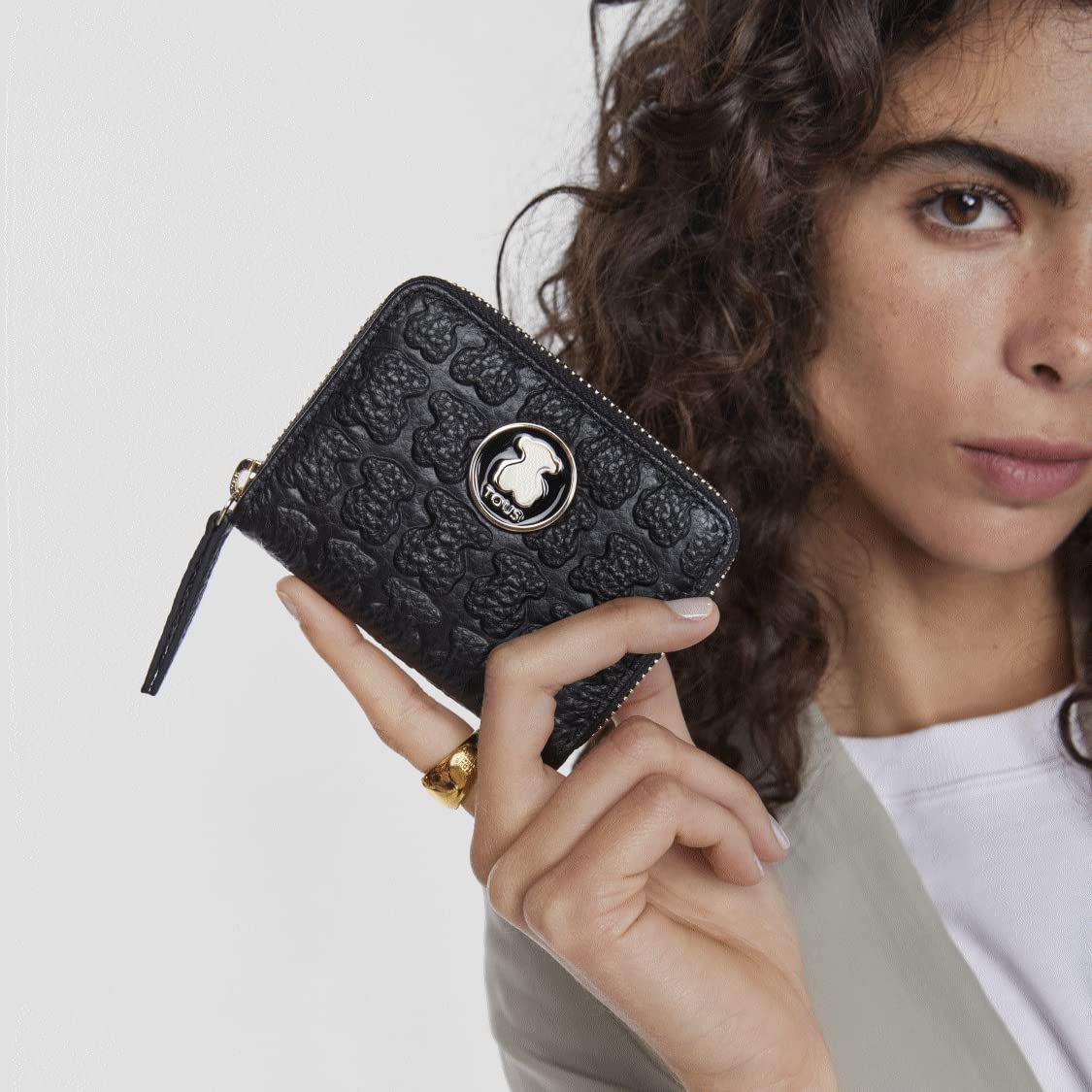 Touswomens Monedero M Sherton Negro Purse Black Mediano