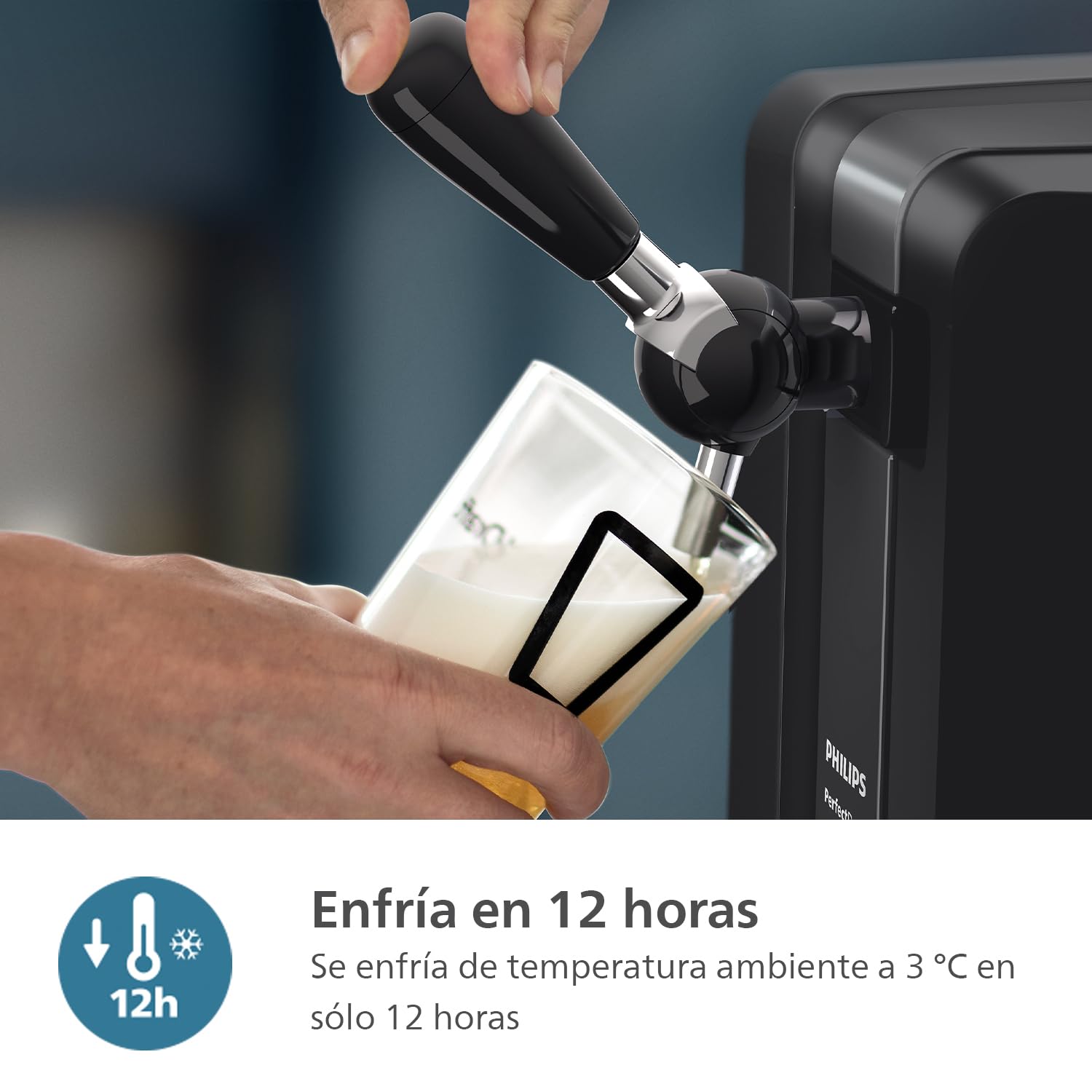 Philips PerfectDraft Grifo de Cerveza de Barril para el Hogar, 6 L, cerveza fría a 3 °C fresca durante 30 días con indicadores LED (HD3760/90)