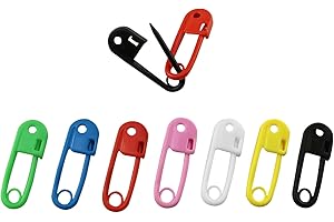 60pcs Plastic Safety Pins: Versatile Essentials for Crafting, Security, and Tagging