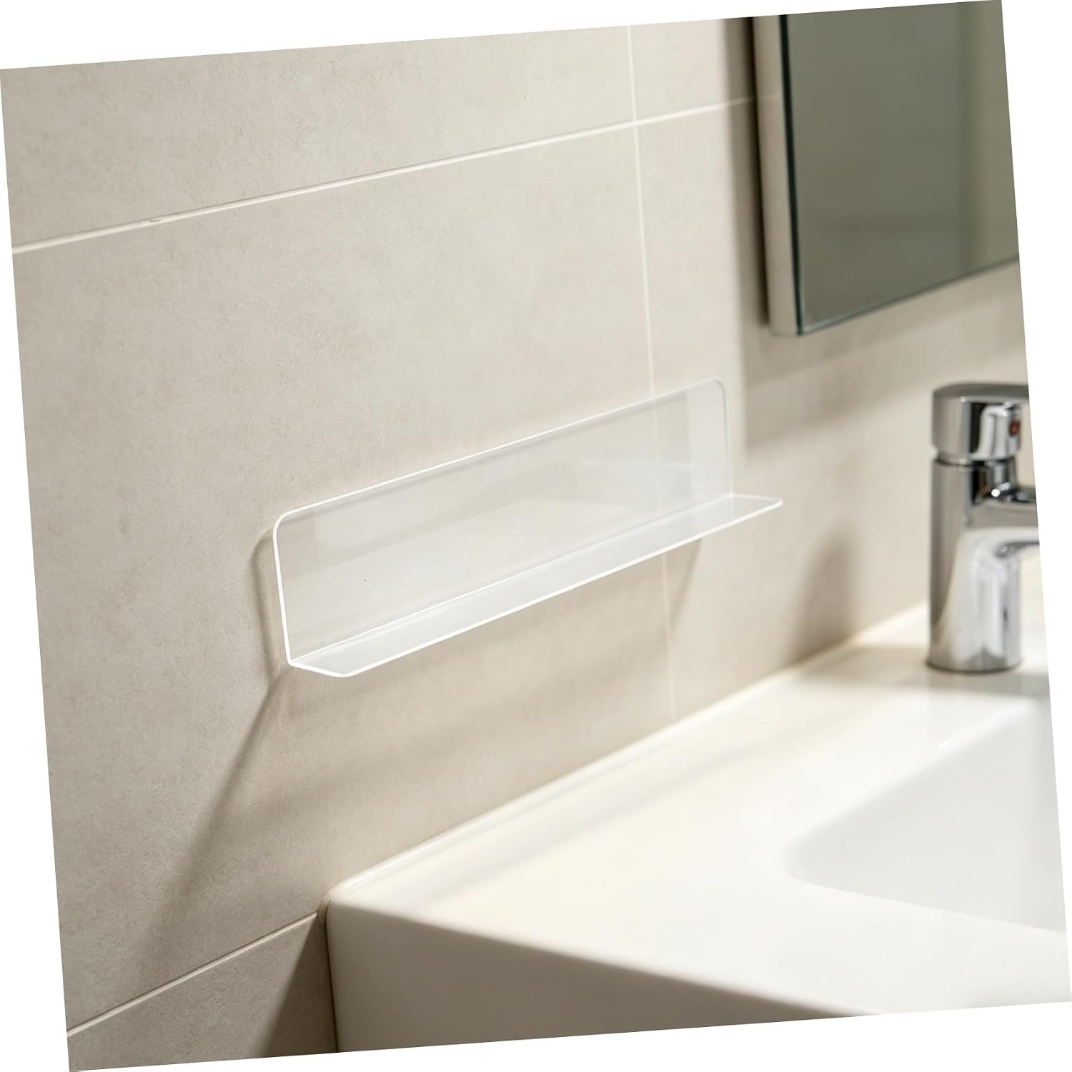 6pcs Bathtub Corner Splash Guards 40cm X 8cm Waterproof Shower Splash Water Barrier for Bathroom Tub and Kitchen Sink
