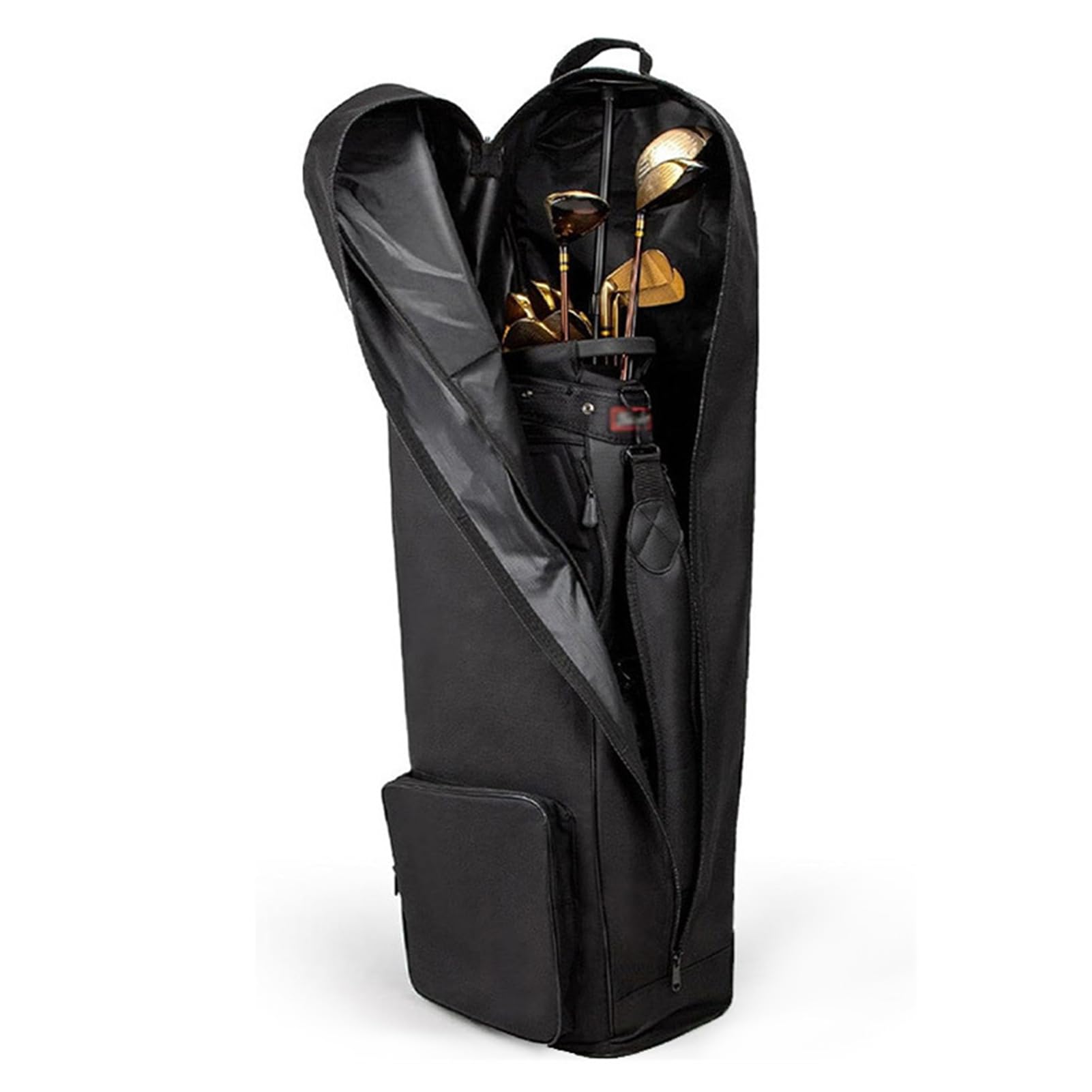 Domary Wheeled Club Travel Bag Lightweight Nylon Foldable Case for Golf