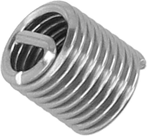 Miniatura 10 de 100 piezas de insertos de reparación de rosca, fundas de rosca métrica M6 x 1, fundas de hilo de alambre de acero inoxidable con diferentes