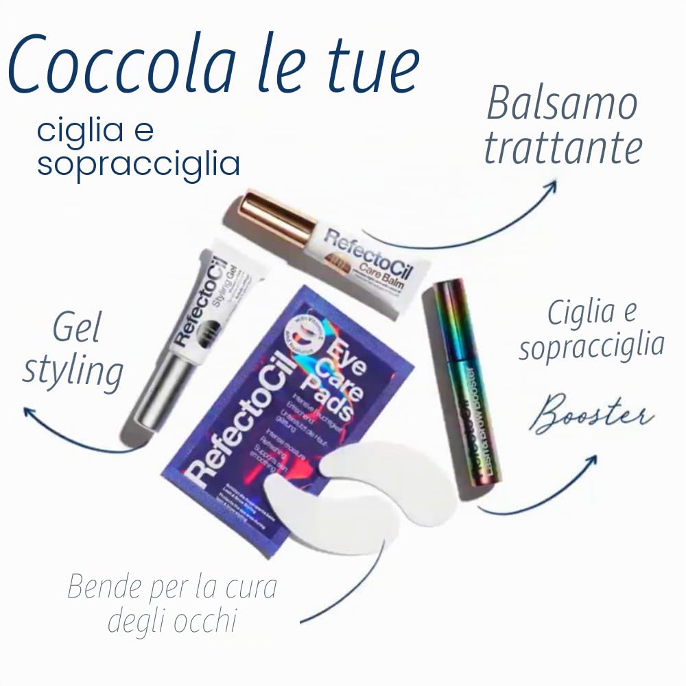 RefectoCil® Lash & Brow Booster - Siero rinforzante per ciglia e sopracciglia con applicatore, 6 ml