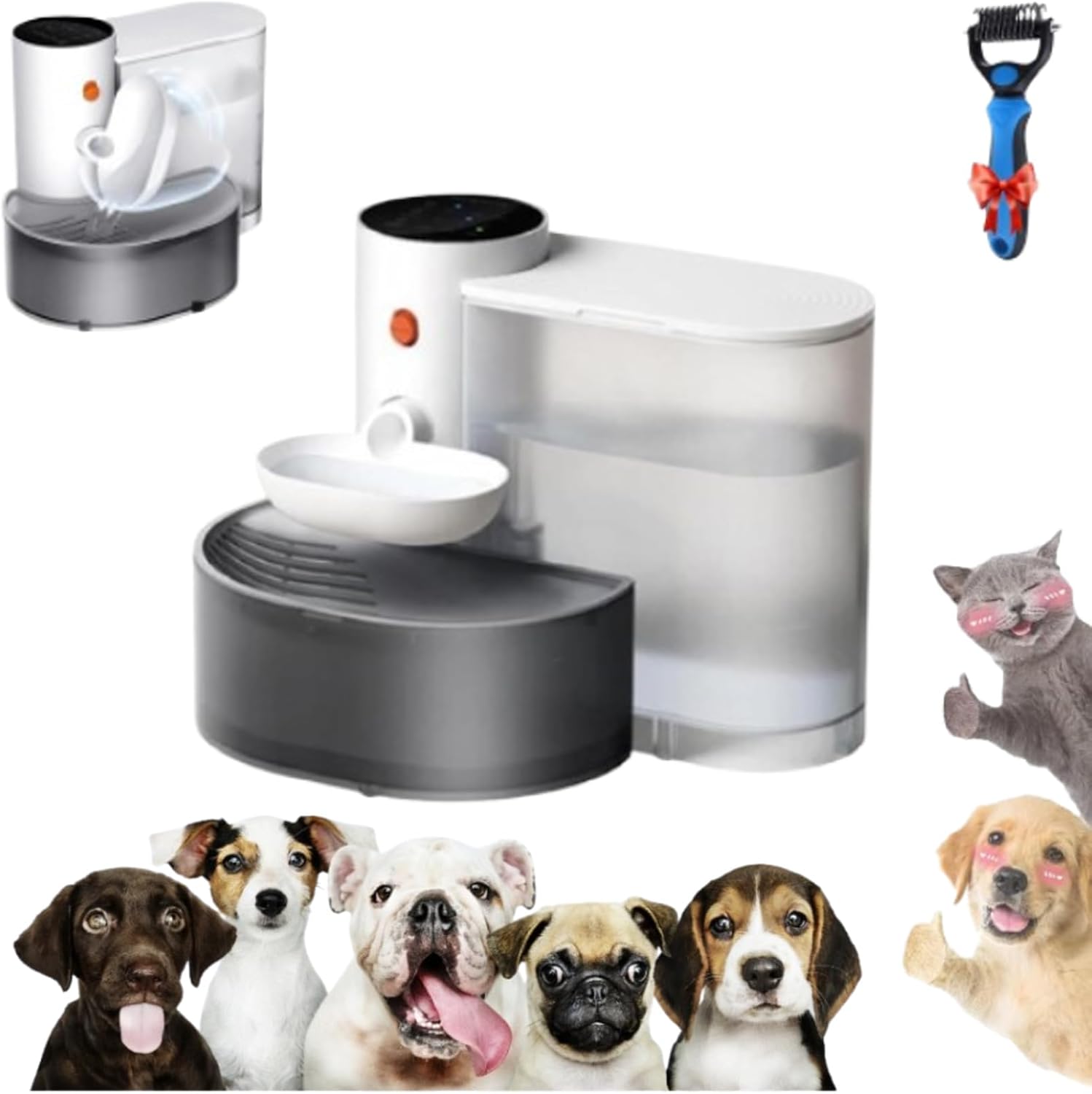 Smart Pet Water Fountain, Smart Pet Water Fountain No Filter, Automatic Pet Water Dispenser, Automatic Cat Water Fountain, Rechargeable Water Bowl for Cat, Dog Smart Pet Water Fountain, Smart Pet Water Fountain No Filter, Automatic Pet Water Dispenser, Automatic Cat Water Fountain, Rechargeable Water Bowl for Cat, Dog