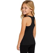 Kurve Premium Girls Seamless Supersoft Wide Strap Comfortable Racerback Tank Made with Love in The USA